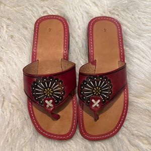 Artisanal Mexican Leather Sandals